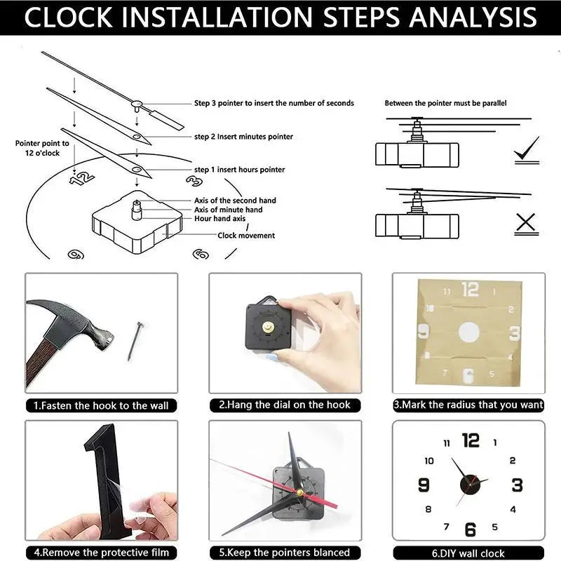 Stylish DIY Wall Clock