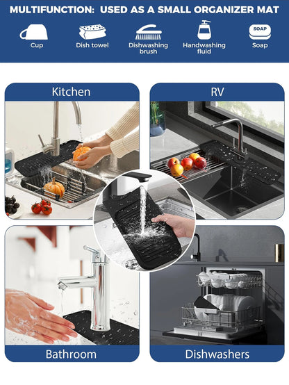 Silicone Sink Faucet Mat